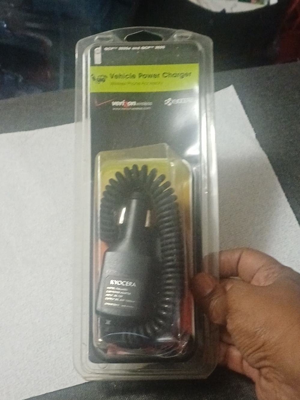 Black Vehicle Power Charger - Car Charger for Cell Phones